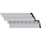 Ekena Millwork 6 3/4"H x 4 3/4"P x 8 3/8"F x 94 1/2"L Dentil Crown Moulding MLD06X04X08DE - alternate 1
